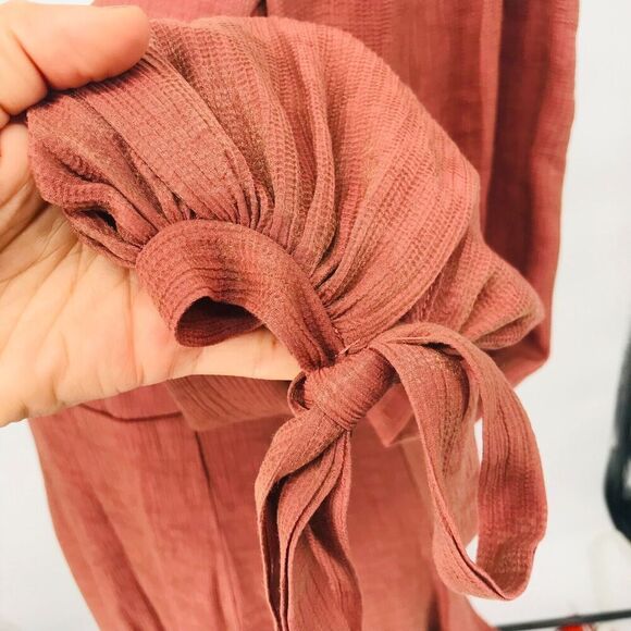 Saint + Secrets Brown Fit & Flare Midi‎ Dress - Women's Size Medium - Picture 3 of 11